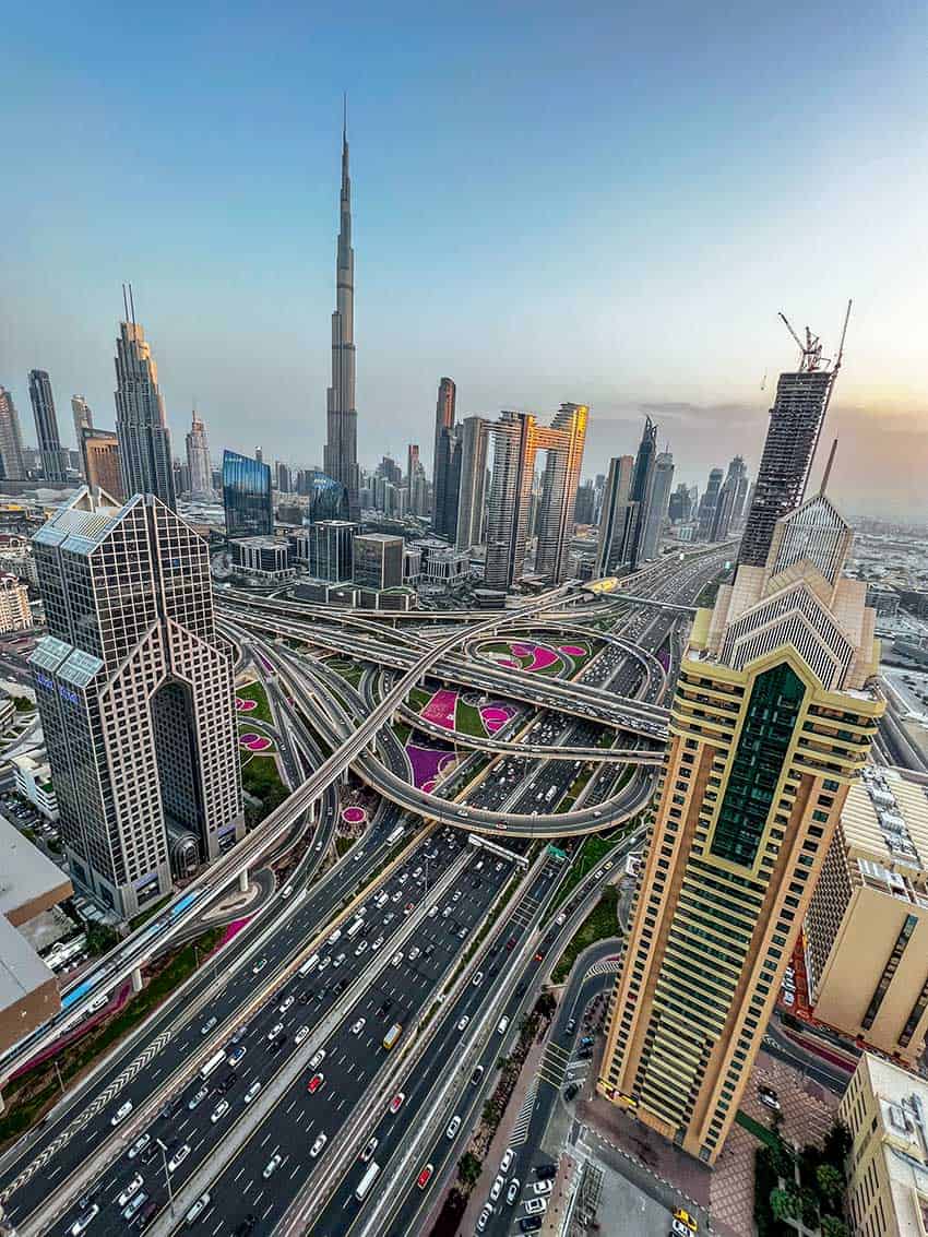 Dubai City Traffic