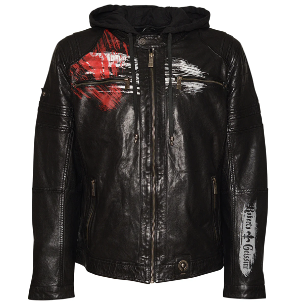 Roberto Geissini Lederjacke