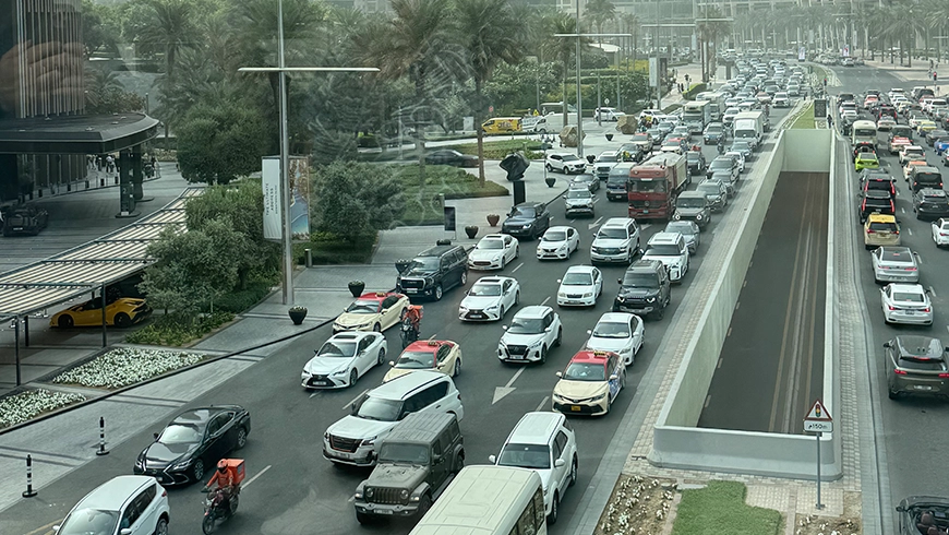 Verkehr in Dubai